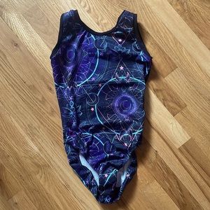 Gymgear celestial leotard with open back